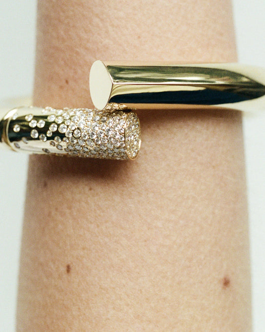 Large Loop Bracelet - Paved with Diamonds