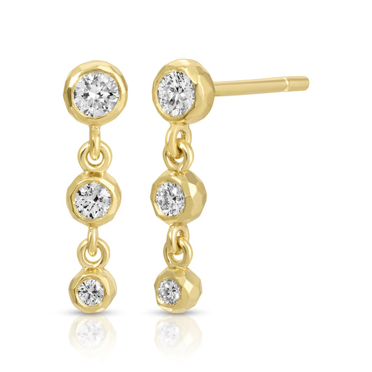 Tiered Three Diamond Nesting Gem Drops