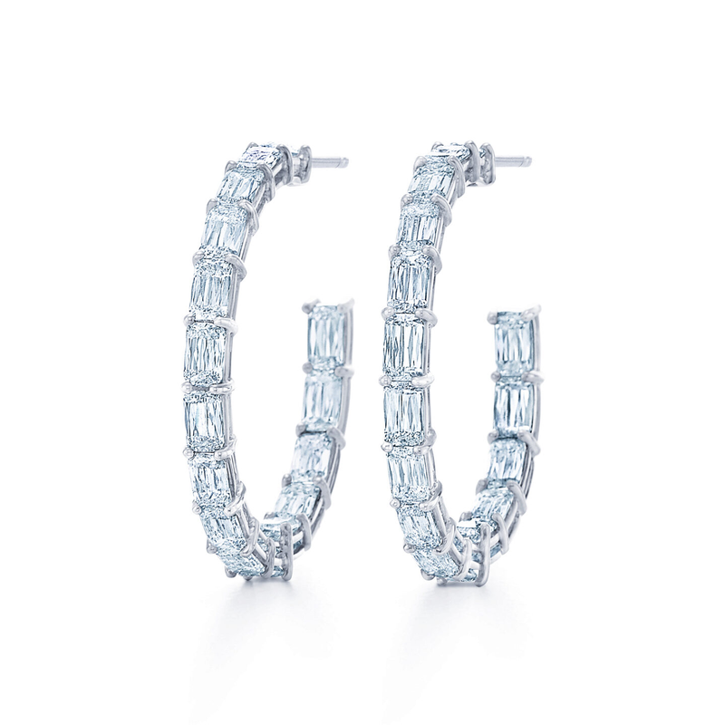 Ashoka Diamond Hoop Earrings