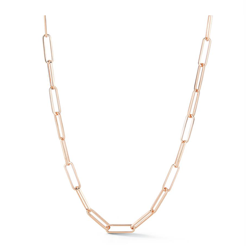 Rose Gold Long Chain, 18"