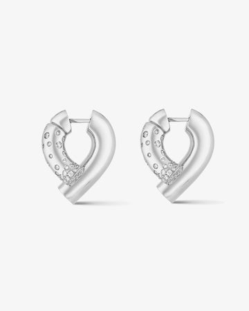 Small Oera Earring - White Gold