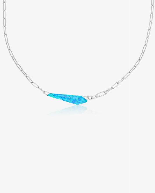 CH2 Slimline Shard Linked Choker - Opal