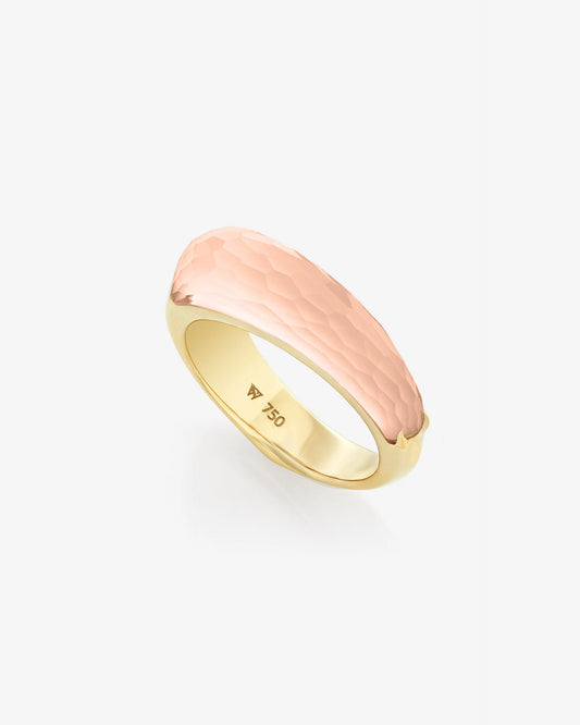 CH2 Shard Stack Ring - Peach Quartz