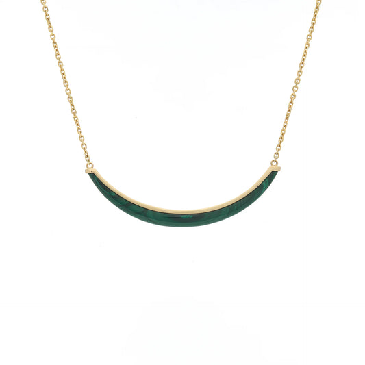 Luna Necklace - Malachite