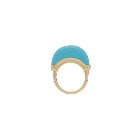 Luna Ring - Gold & Turquoise