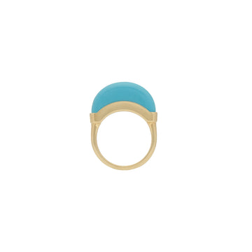 Luna Mini Ring - Gold & Turquoise