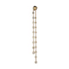 Mini 10 Diamond Drop Stud Front Back Earring