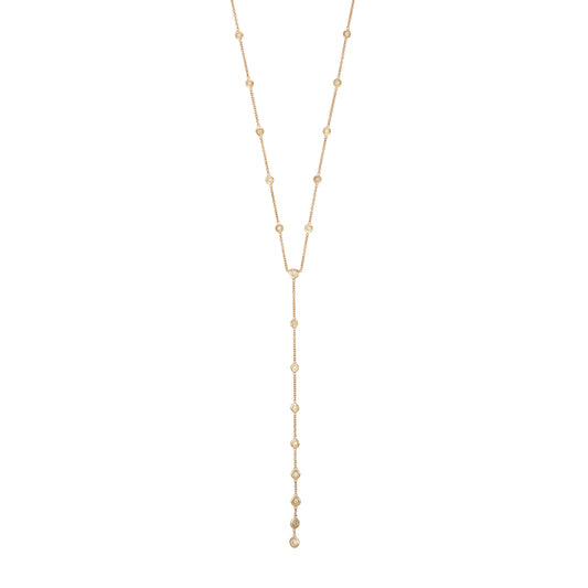 19 Diamond Y Necklace