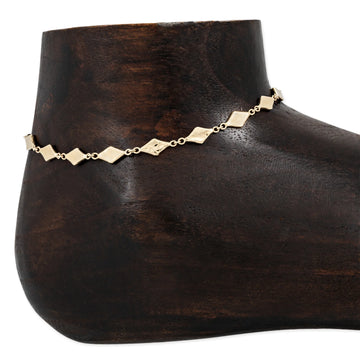 Hammered Kite Anklet