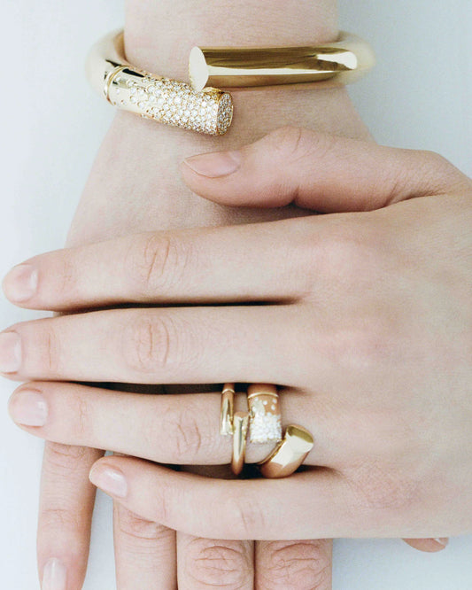 Large Loop Ring - Yellow Gold