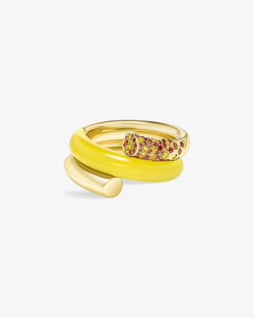 Oera Ring Yellow Agate