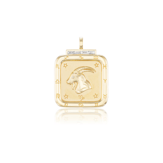 Capricorn Zodiac Pendant