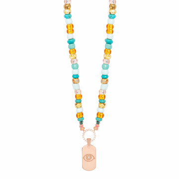 Amber Beaded Necklace