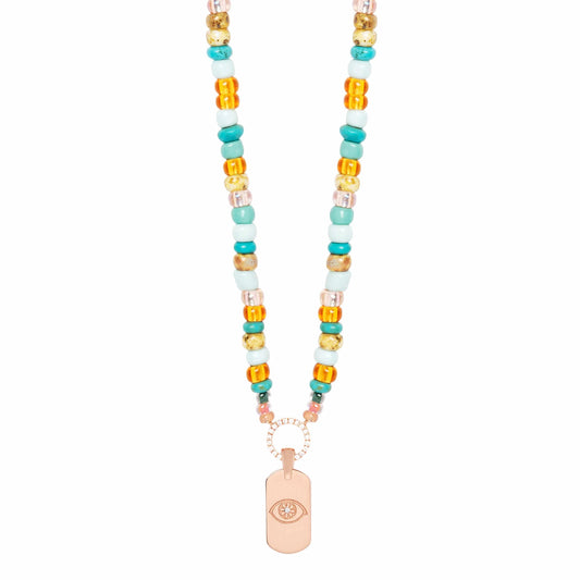 Amber Beaded Necklace