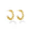 B Home Chain Hoop Earrings