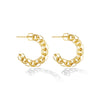 B Home Chain Hoop Earrings