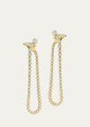 Grand Fluorescence Earrings with Diamonds