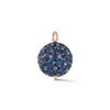 OC x WF Large Blue Sapphire and Rose Gold Pebble Locket