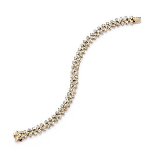 ONDYN Chequer Tennis Bracelet