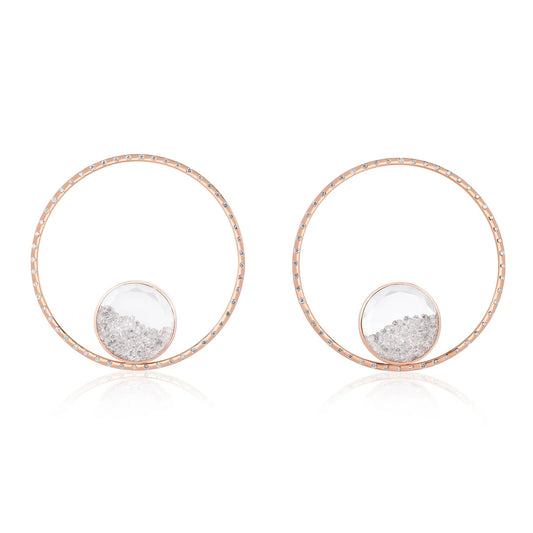 Circo 45 Pave Earrings