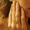 Clave Ring Petite Yellow