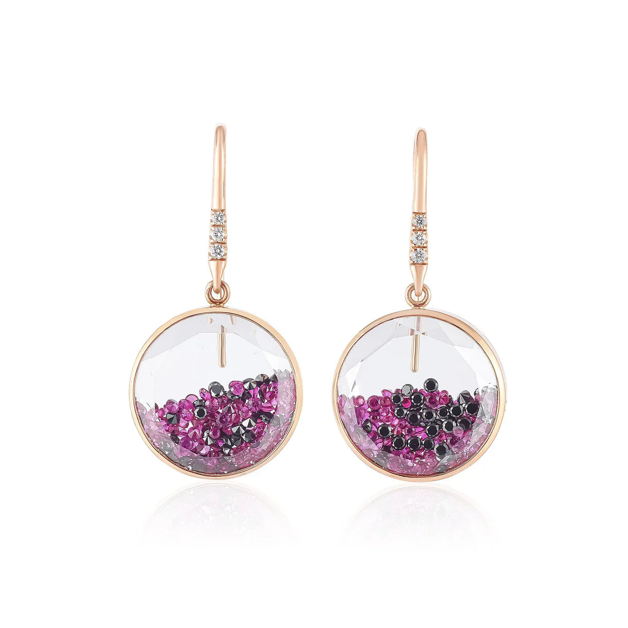 Core 15 Drop Earrings Black Diamond and Ruby – The Vault Nantucket