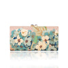 Hydrangea Chalcedony Marquetry Clutch