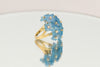 Chalcedony Flower Ring