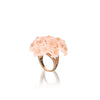 Pink Opal Flower Ring