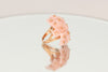 Pink Opal Flower Ring