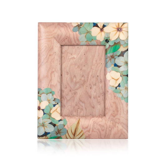 Hydrangea Marquetry Picture Frame