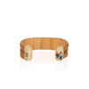 Marquetry Rattan Cuff Bracelet