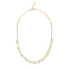 Jupe Necklace with Emeralds