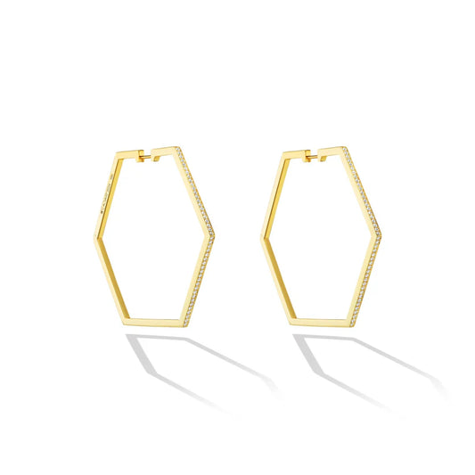 B Home Hoop Earrings Large