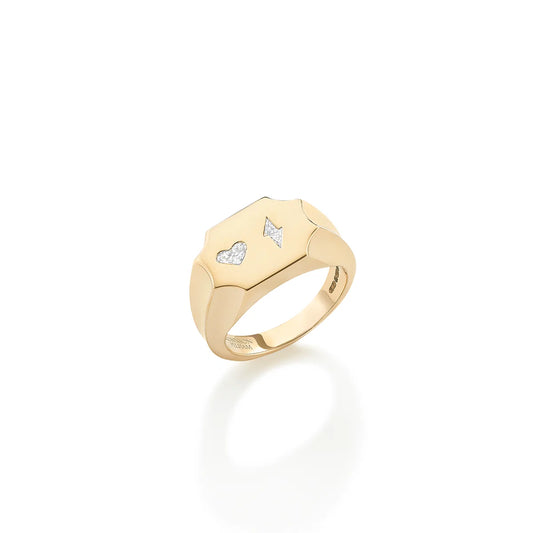 Love Struck Signet Ring