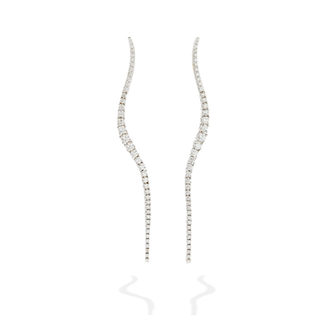 Pair of Long Halo Earrings