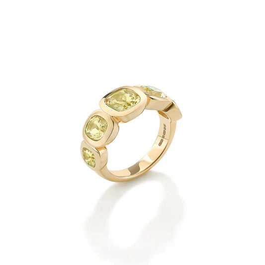 Marnie 5 Stone Ring - Citrine