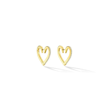 Endless Hoop Earrings Medium (Diamonds)