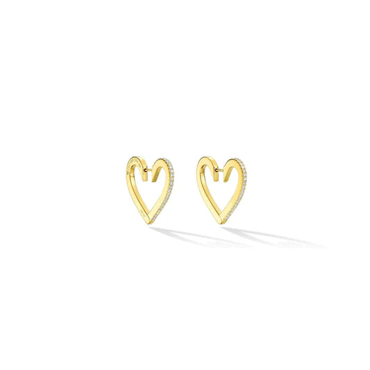 Endless Hoop Earrings Medium (Diamonds)