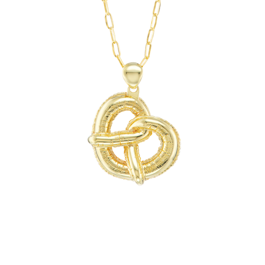 Dual Pretzel Pendant