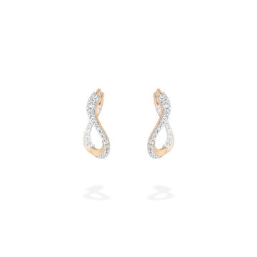 Petite Caustic Light Hoop Earrings