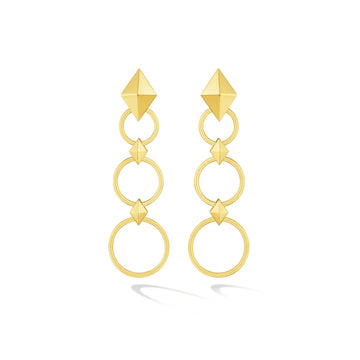 Python Drop Earrings Long