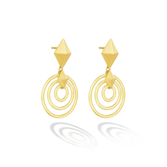 Python Drop Earrings Short