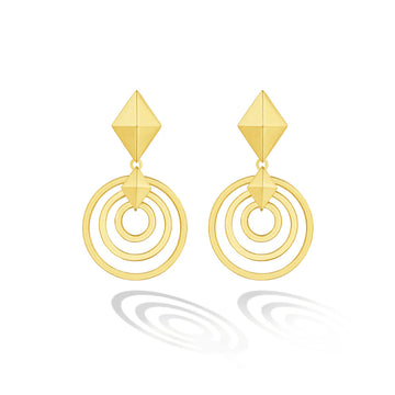 Python Drop Earrings Short