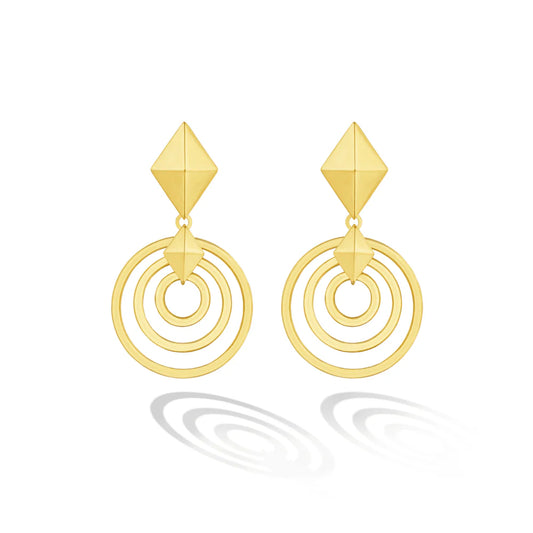 Python Drop Earrings Short