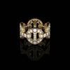 Quad Link Antiquated Ring