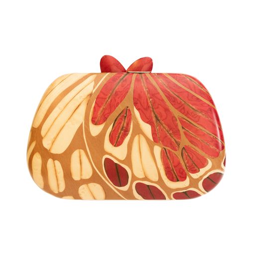 Butterfly Marquetry Clutch