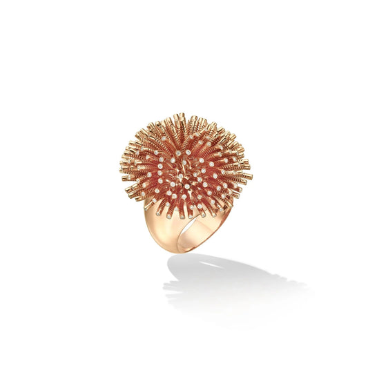 Rose Gold Fur Ring