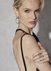 Huxley 18K Rose Gold and Diamond Single Coil Link Ring
