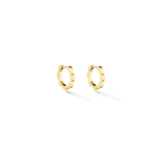 Bloom Hoop Earrings Small (Plain)
